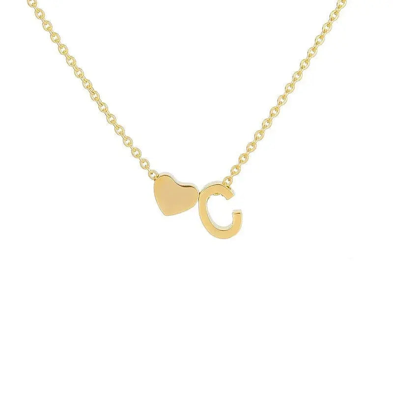 Collar de Inicial con Corazón
