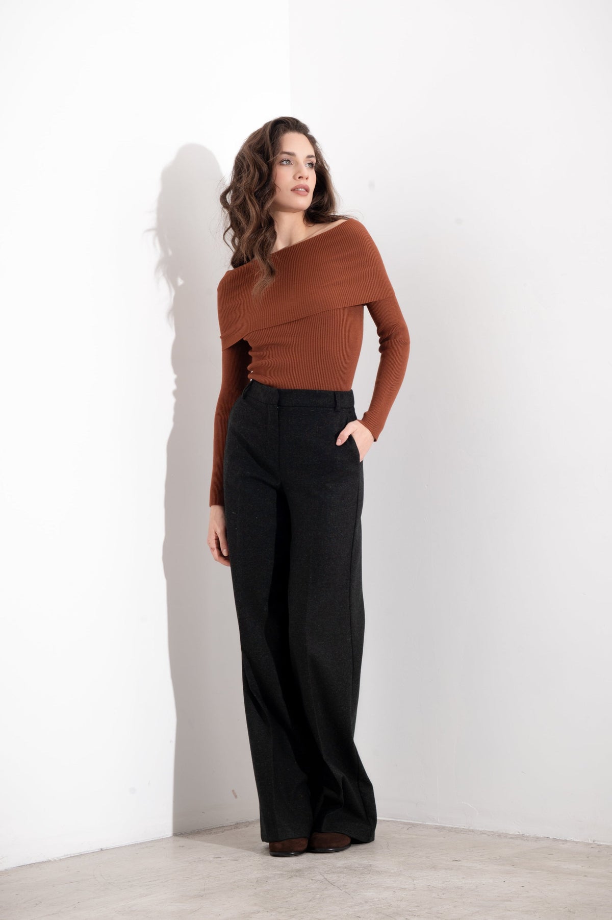 Fiorella – Jersey Mujer Escote Schiffer de Canalillo