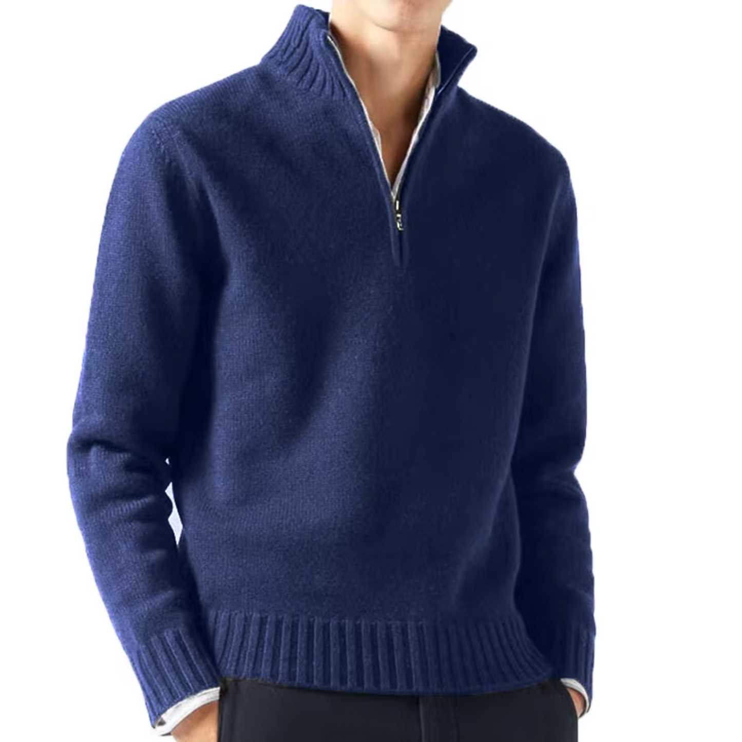 | DOLCEVITA EN LAINE AVEC ZIP POUR HOMME