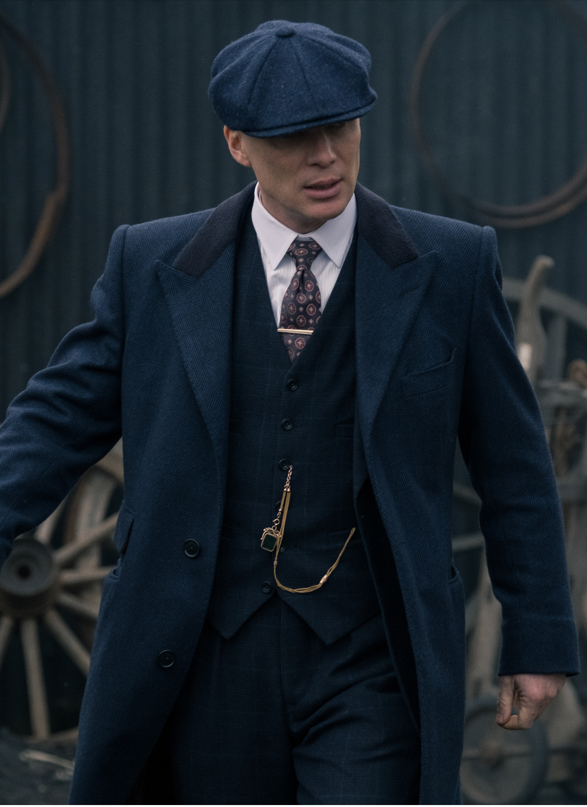 Abrigo Tommy Shelby Signature - Azul Oscuro