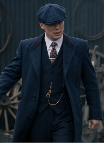 Abrigo Tommy Shelby Signature - Azul Oscuro