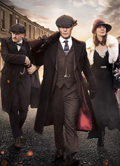 Abrigo Tommy Shelby Signature - Negro