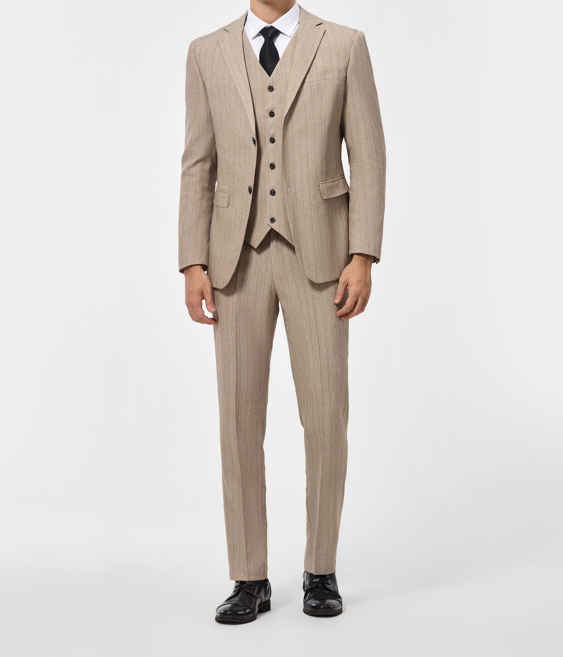 Traje de Tres Piezas Tommy Beige - Primavera Verano