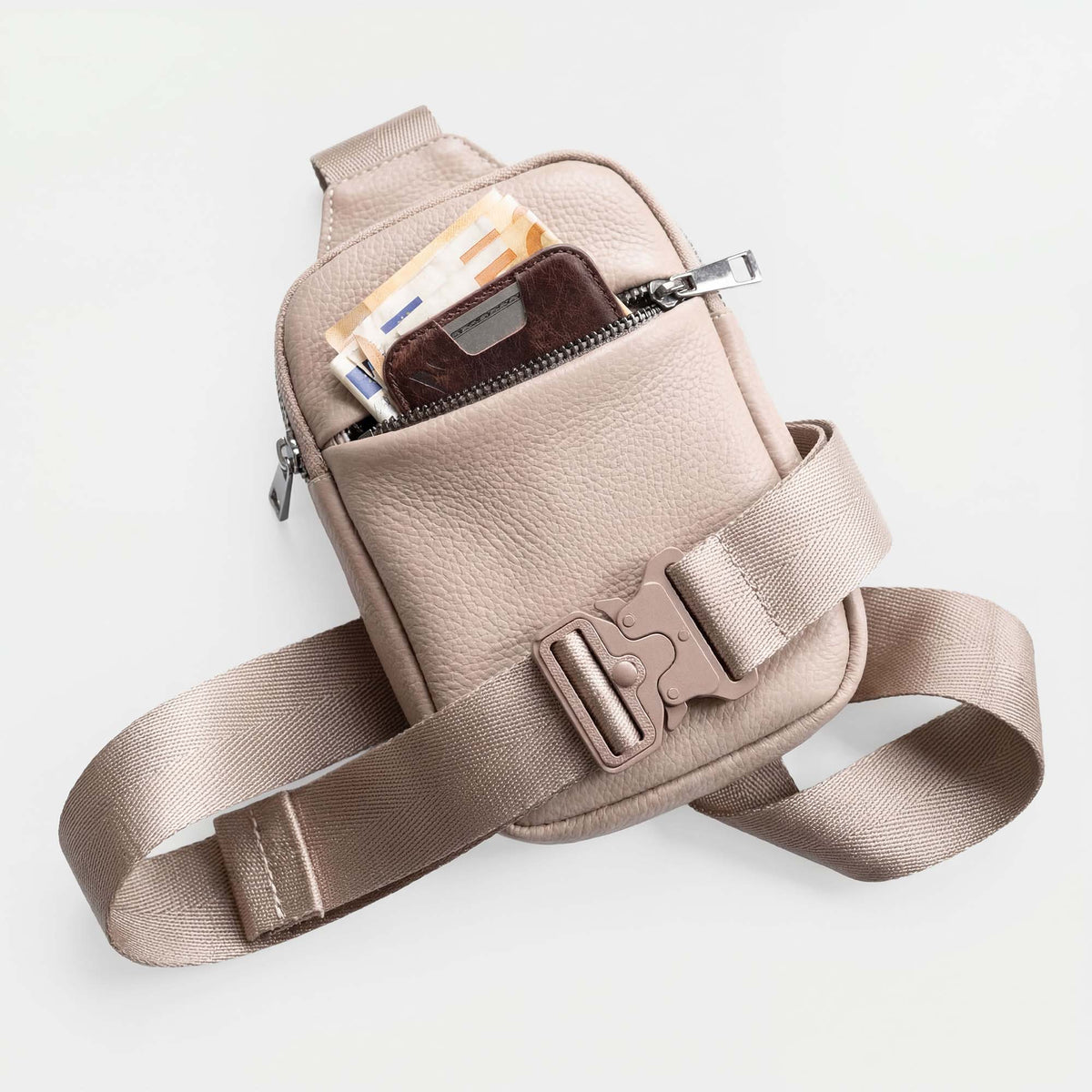 Bolso Sling de Viaje | Piel