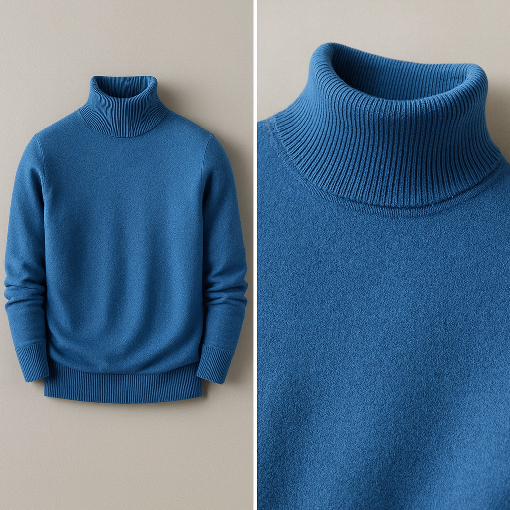 | PULL À COL MONTANT POUR HOMME
