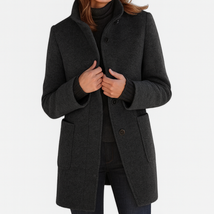 Lidiane | Chaqueta de Cuello Alto Elegante y Reconfortante