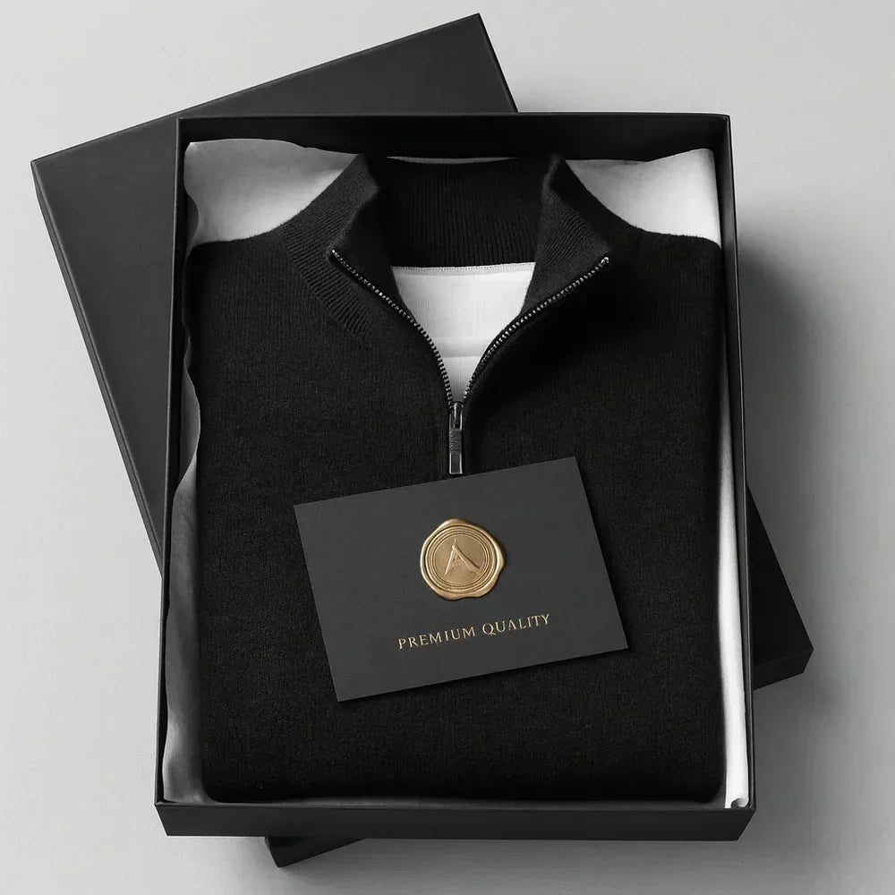 | PULL ZIPPÉ POUR HOMME