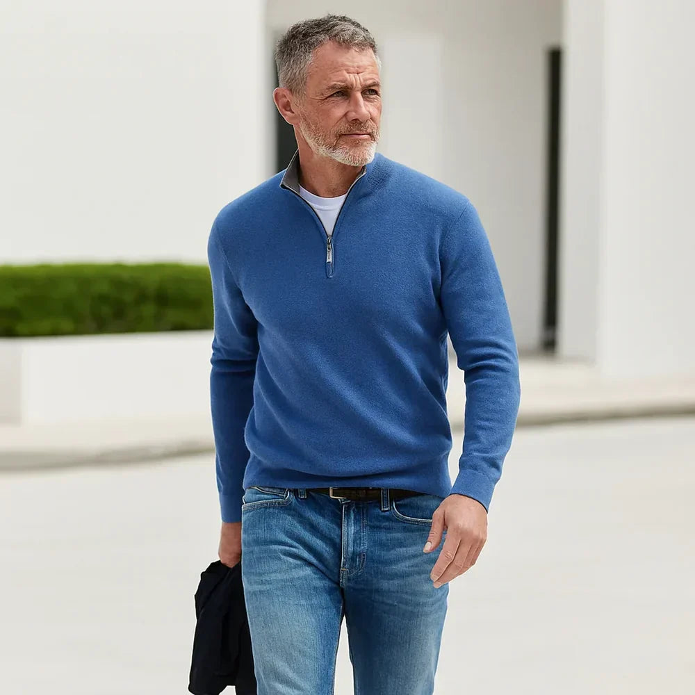 | PULL ZIPPÉ POUR HOMME