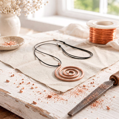 Collar Whorl de Cobre