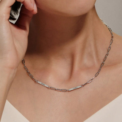 Collar de Barra con Nombre Personalizado