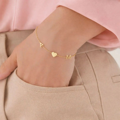 Pulsera de Inicial Horizontal Personalizada