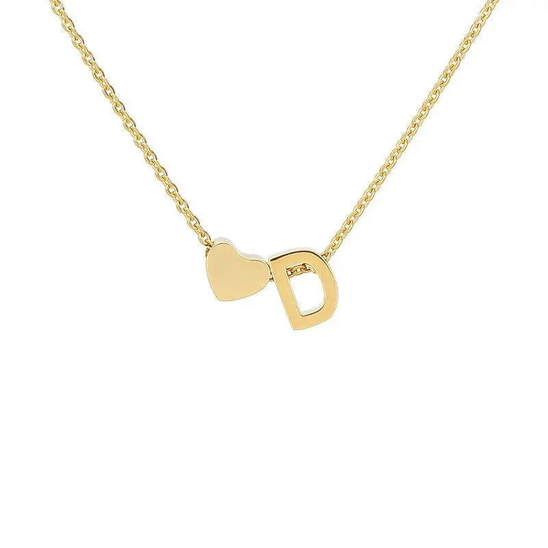 Collar de Inicial con Corazón