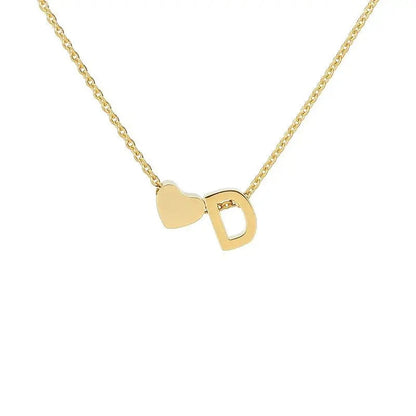 Collar de Inicial con Corazón