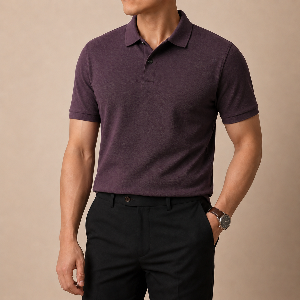 Polo de Golf de Algodón