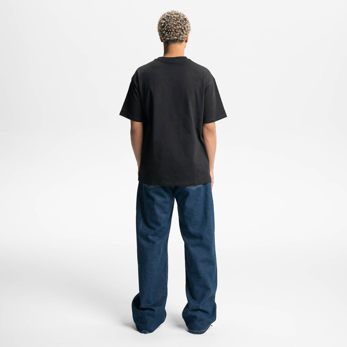 Pack de 3 Negro - Camiseta Holgada Heavy