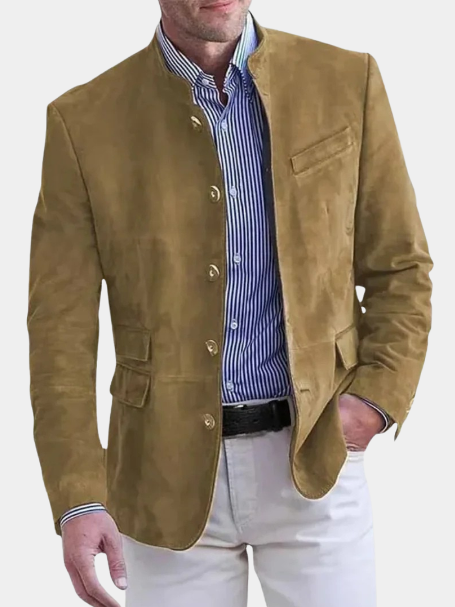 | VESTE EN CUIR SUEDE