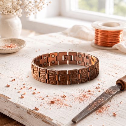 Brazalete Driftwood de Cobre para Hombre
