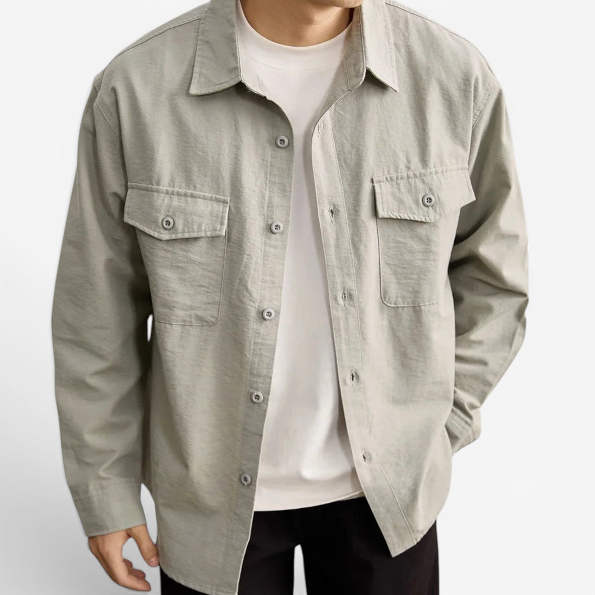 Chaqueta Streetwear Gris Leonardo