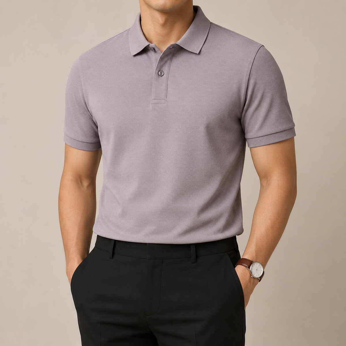 Polo de Golf de Algodón