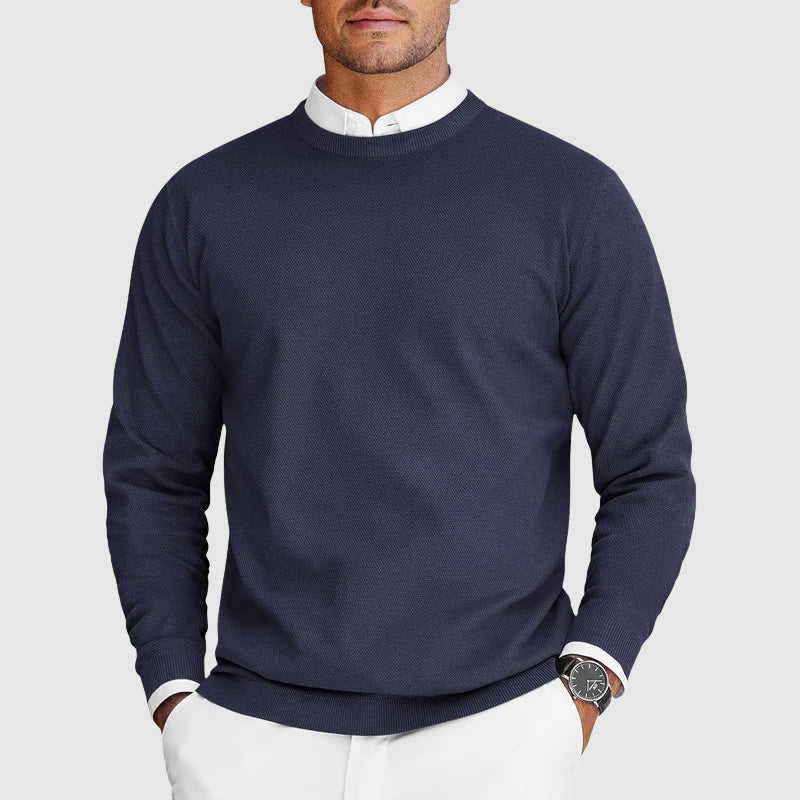 | PULL COL ROND POUR HOMMES