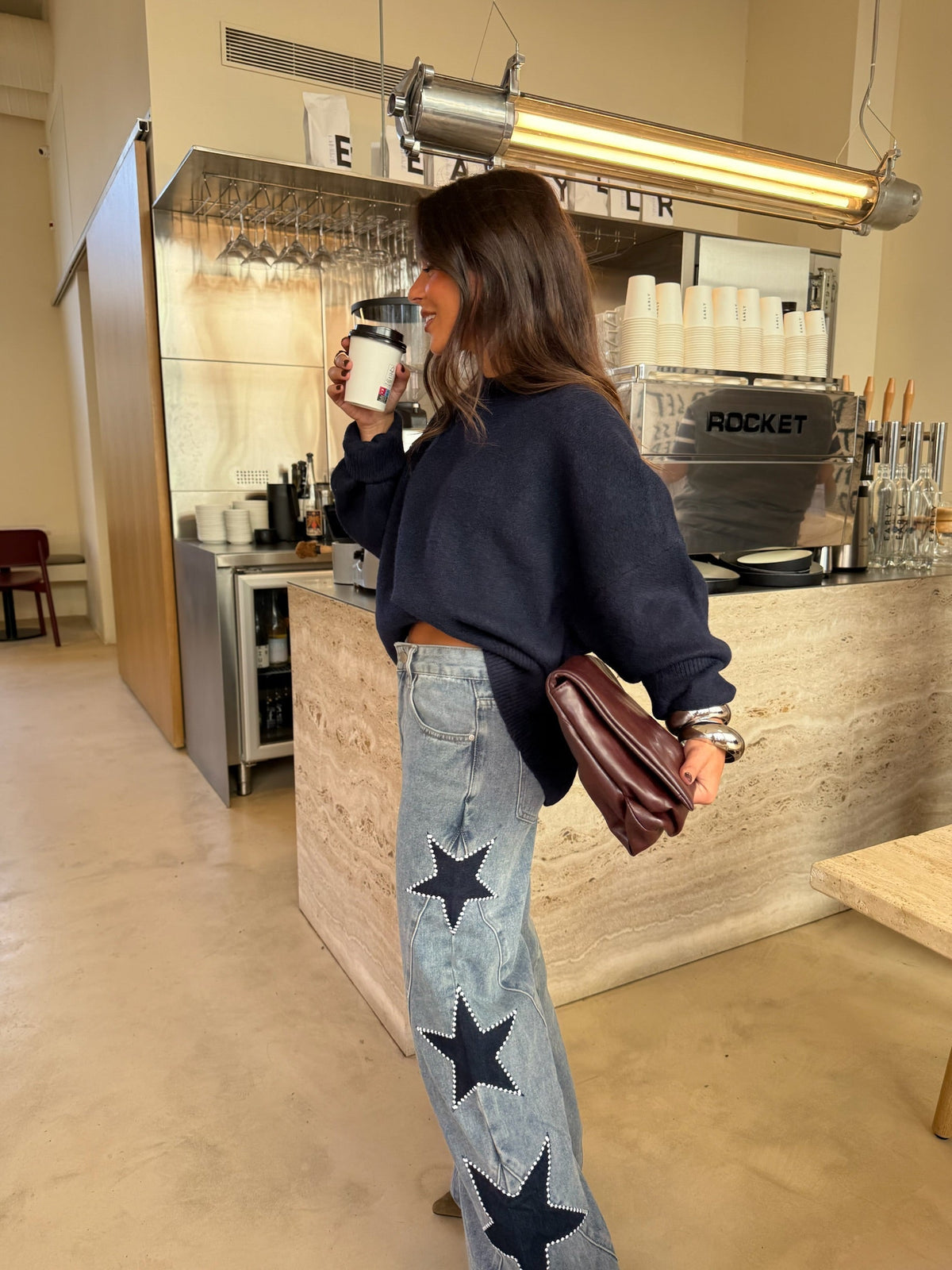 Francisca - Pantalones elásticos modernos