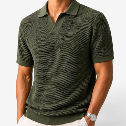 Camiseta de Algodón Premium con Cuello en V Ramon
