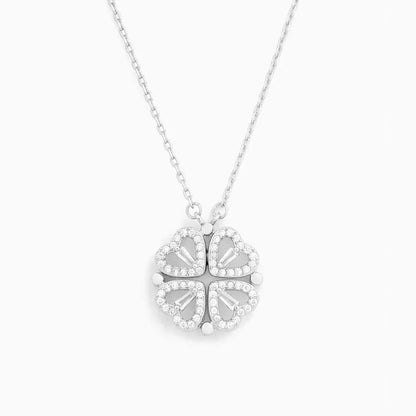 Trèflette™ — Collar Colgante Trébol Cristales Estuche Regalo