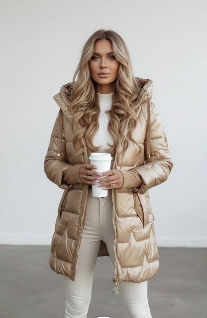Almee | Plumas Largo Elegancia de Invierno