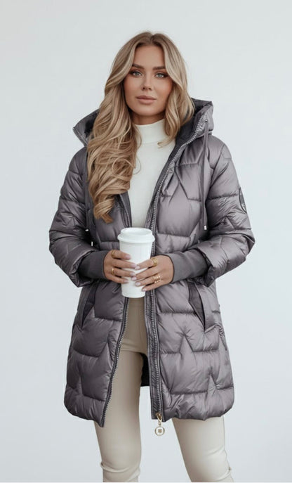 Almee | Plumas Largo Elegancia de Invierno