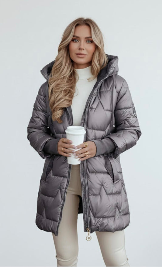 Almee | Plumas Largo Elegancia de Invierno