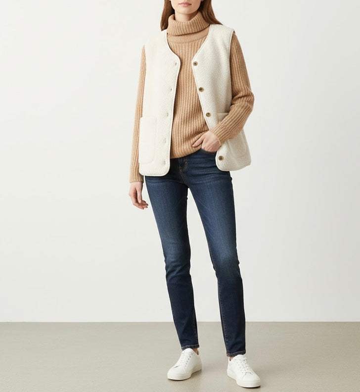 Roseline Douceur | Cardigan Suave y Elegante para el Dia a Dia