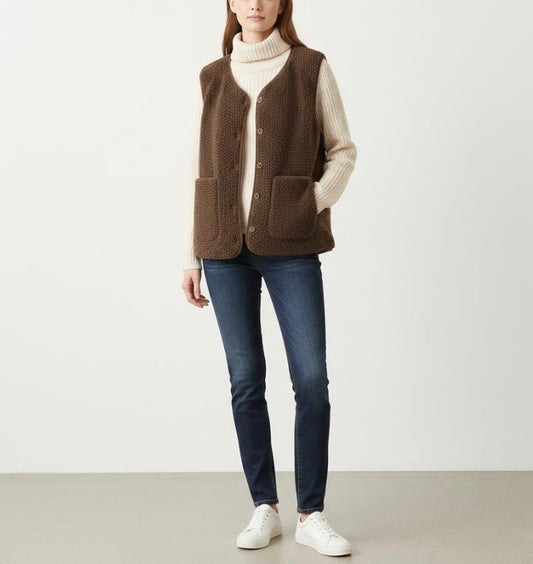 Roseline Douceur | Cardigan Suave y Elegante para el Dia a Dia
