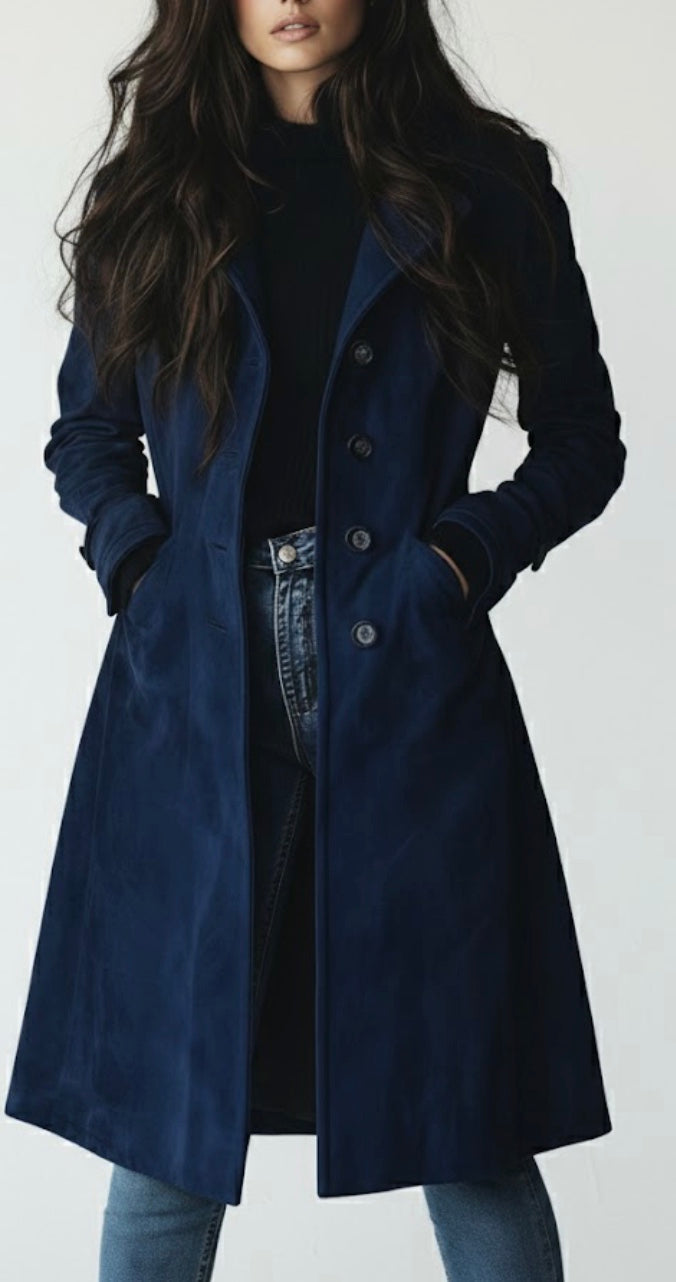 Teresa | Trench Elegante Suave e Intemporal