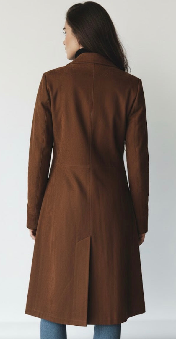 Teresa | Trench Elegante Suave e Intemporal