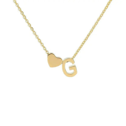 Collar de Inicial con Corazón