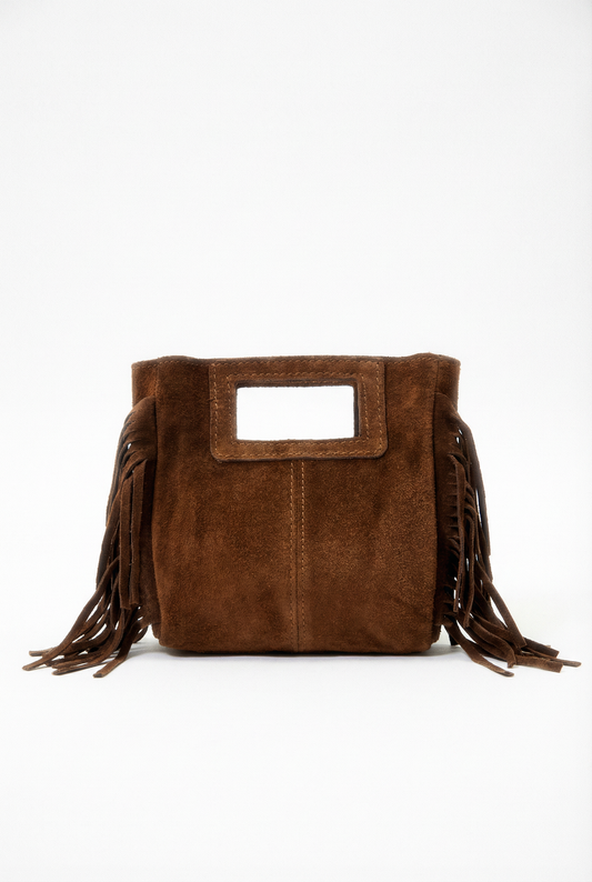 Desirée – Bolso Mini con Flecos y Estilo Dinámico