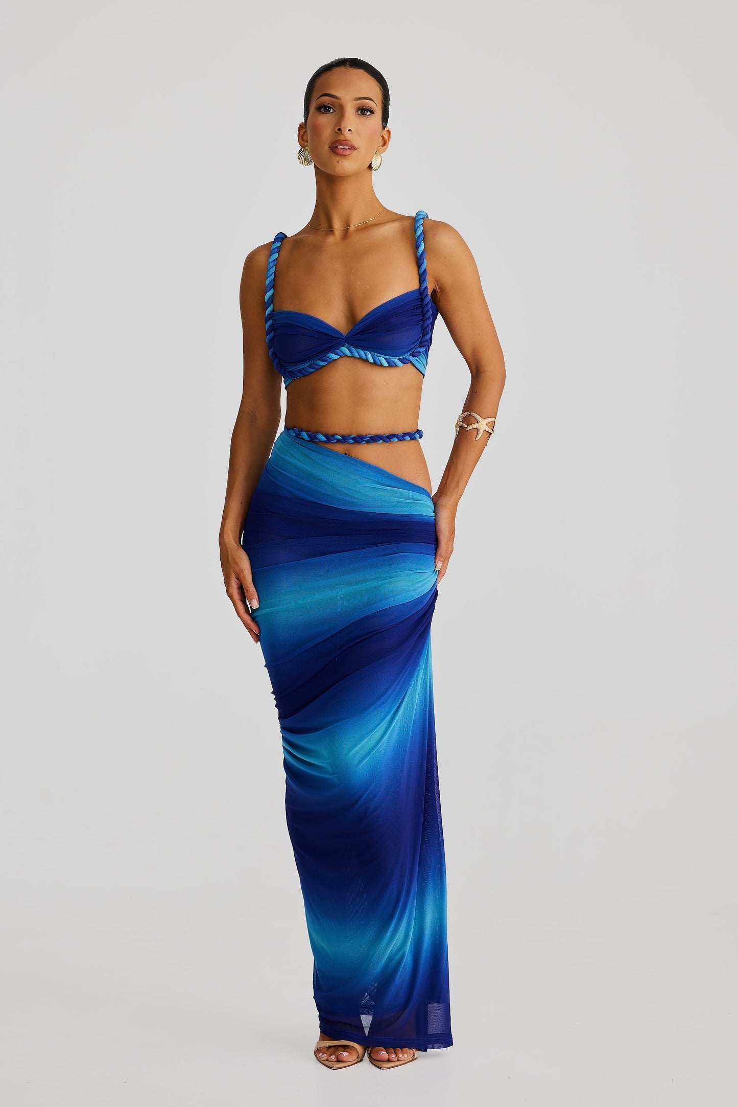 Vestido elegante de dos piezas