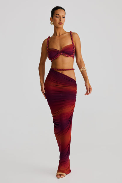 Vestido elegante de dos piezas