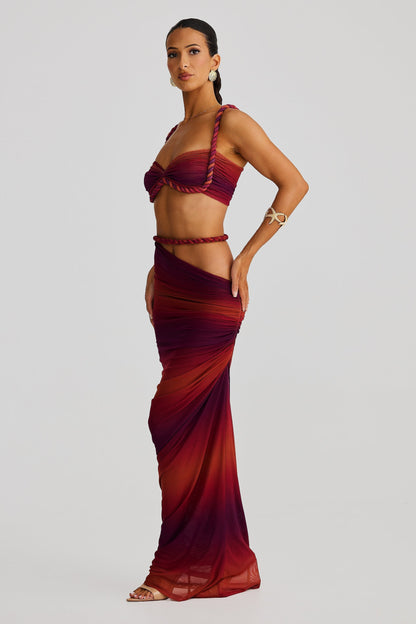 Vestido elegante de dos piezas