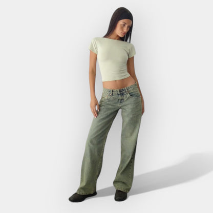Romana - Jeans de tiro bajo
