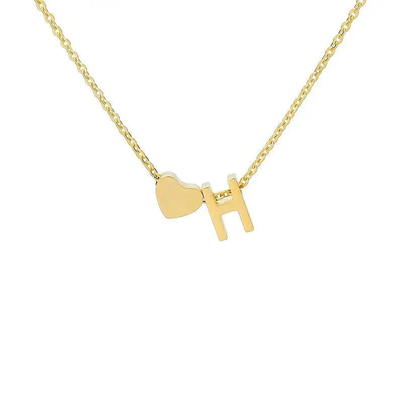 Collar de Inicial con Corazón