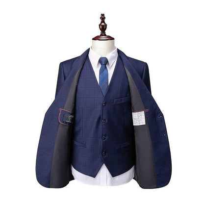 Traje de Tres Piezas Shelby Cuadros