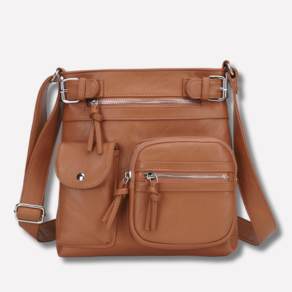 Isotta – Bolso de Bandolera Funcional con Prácticos Bolsillos Múltiples