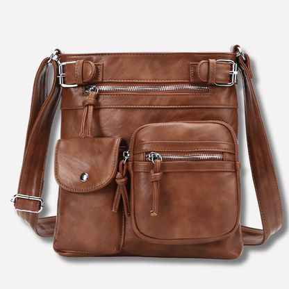 Isotta – Bolso de Bandolera Funcional con Prácticos Bolsillos Múltiples