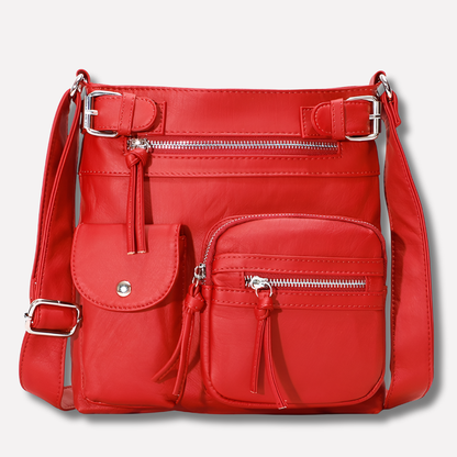 Isotta – Bolso de Bandolera Funcional con Prácticos Bolsillos Múltiples