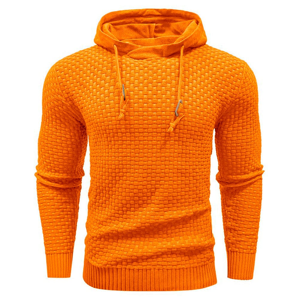 | SWEAT À CAPUCHE CLASSIQUE EN LAINE POUR HOMME