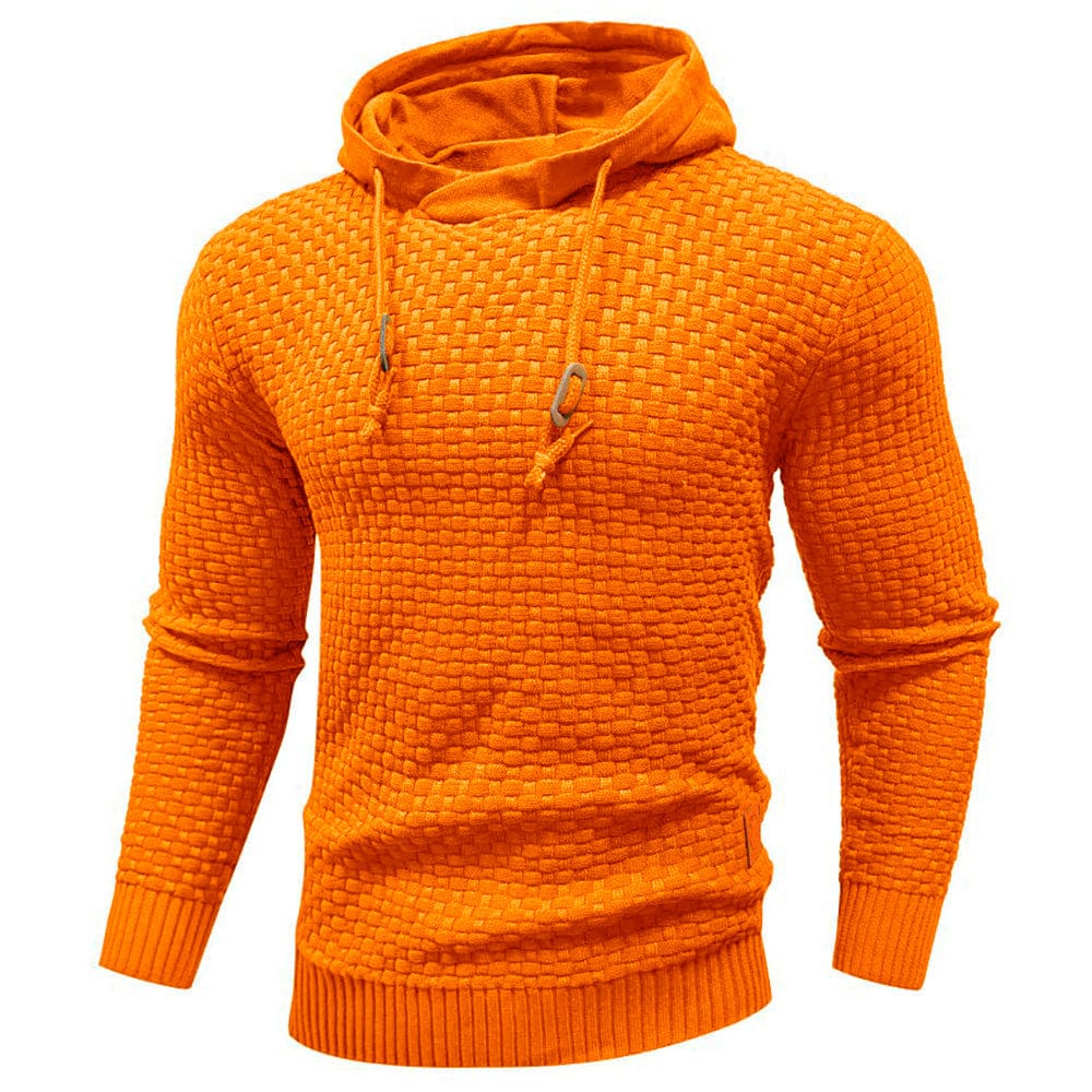 | SWEAT À CAPUCHE CLASSIQUE EN LAINE POUR HOMME