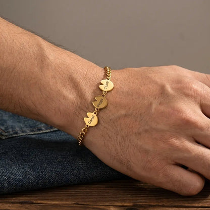 Pulsera de Herradura Grabada con Nombre Personalizada (unisex)