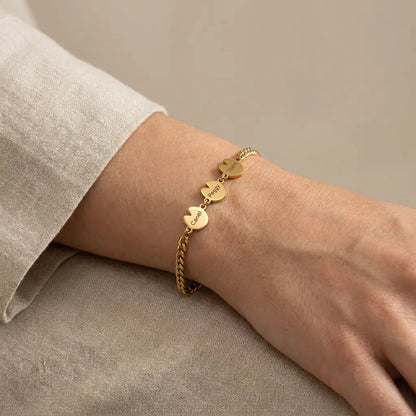 Pulsera de Herradura Grabada con Nombre Personalizada (unisex)