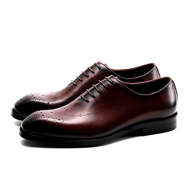 Zapatos Premium de Cuero Genuino Leonardo